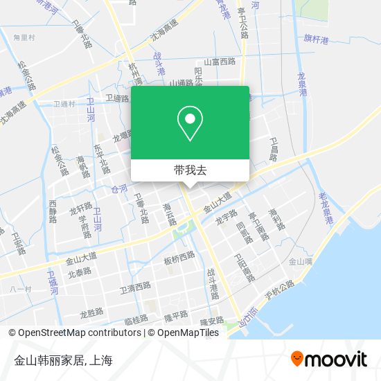 金山韩丽家居地图