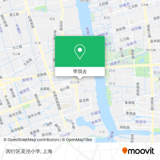 闵行区吴泾小学地图