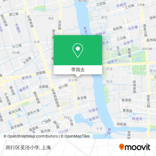 闵行区吴泾小学地图