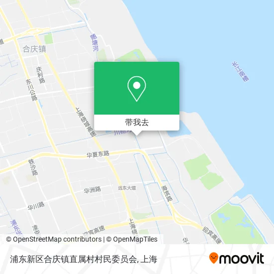 浦东新区合庆镇直属村村民委员会地图