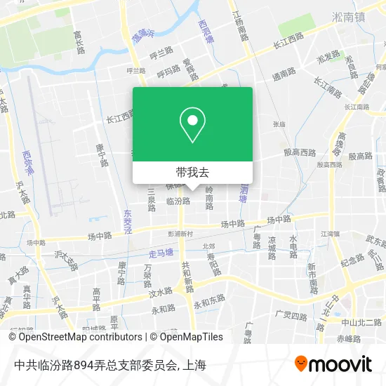 中共临汾路894弄总支部委员会地图