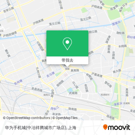 华为手机城(中冶祥腾城市广场店)地图