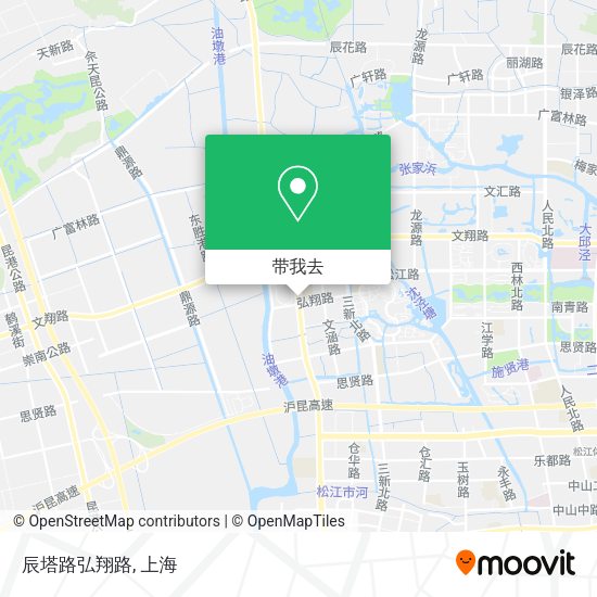 辰塔路弘翔路地图