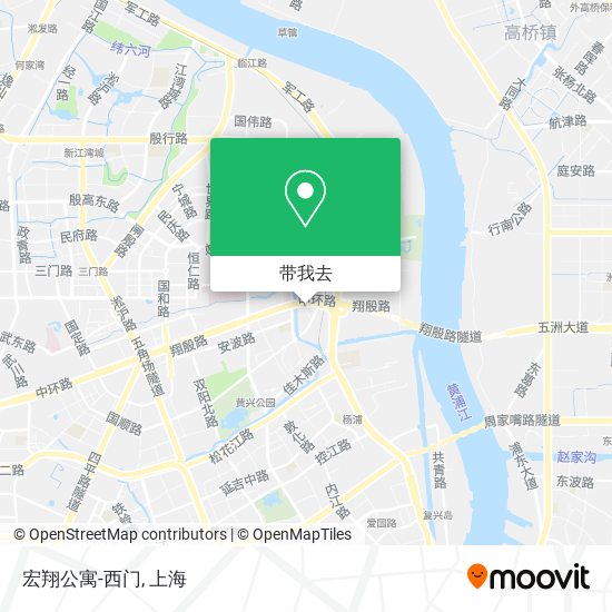 宏翔公寓-西门地图