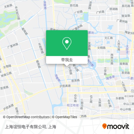 上海谊恒电子有限公司地图