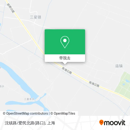 沈镇路/爱民北路(路口)地图