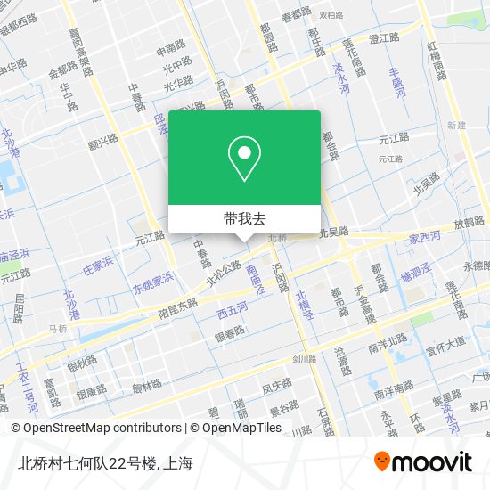 北桥村七何队22号楼地图