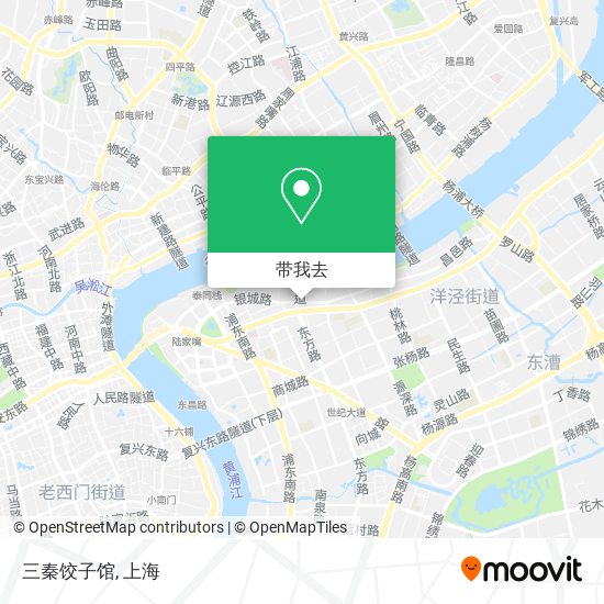 三秦饺子馆地图