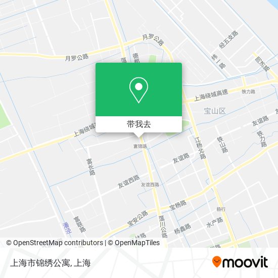 上海市锦绣公寓地图