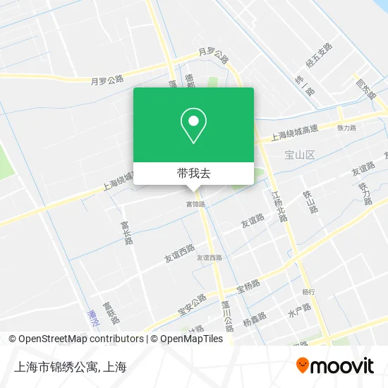 上海市锦绣公寓地图