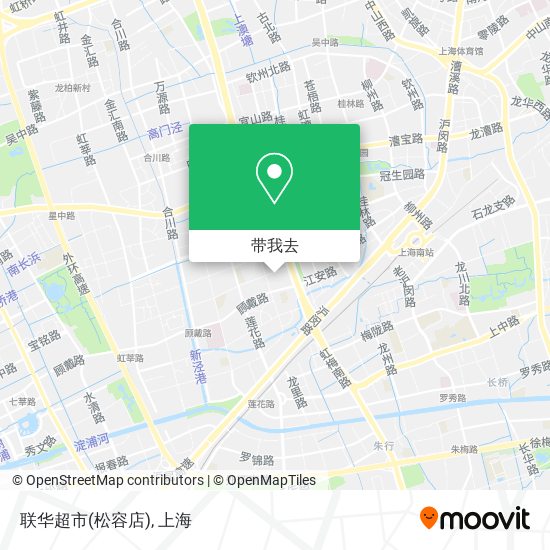 联华超市(松容店)地图