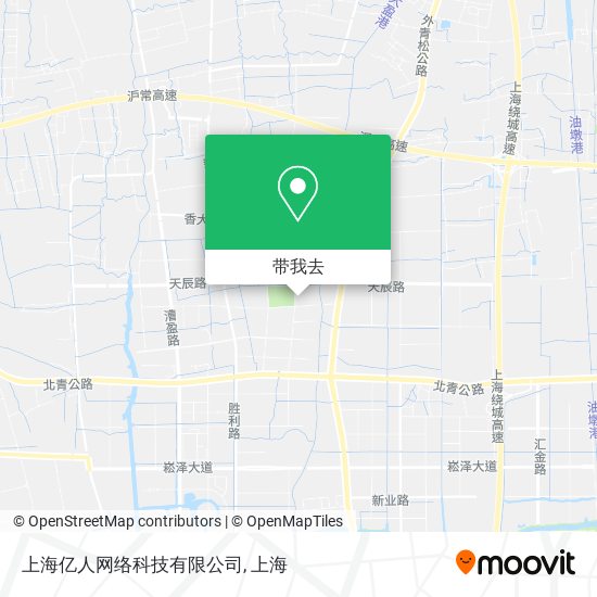 上海亿人网络科技有限公司地图