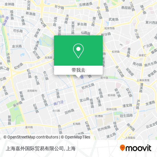 上海嘉外国际贸易有限公司地图