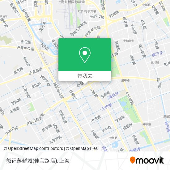 熊记蒸鲜城(佳宝路店)地图