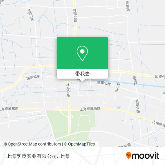 上海亨茂实业有限公司地图