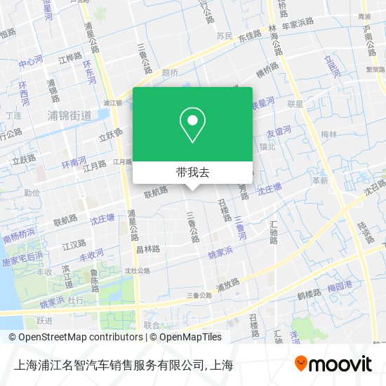 上海浦江名智汽车销售服务有限公司地图