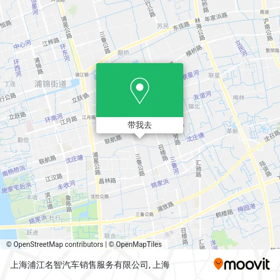 上海浦江名智汽车销售服务有限公司地图