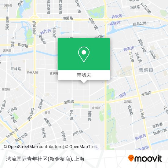 湾流国际青年社区(新金桥店)地图