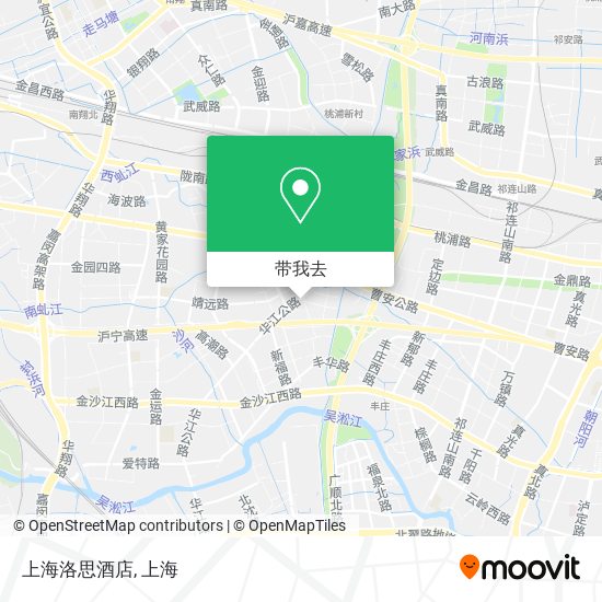 上海洛思酒店地图