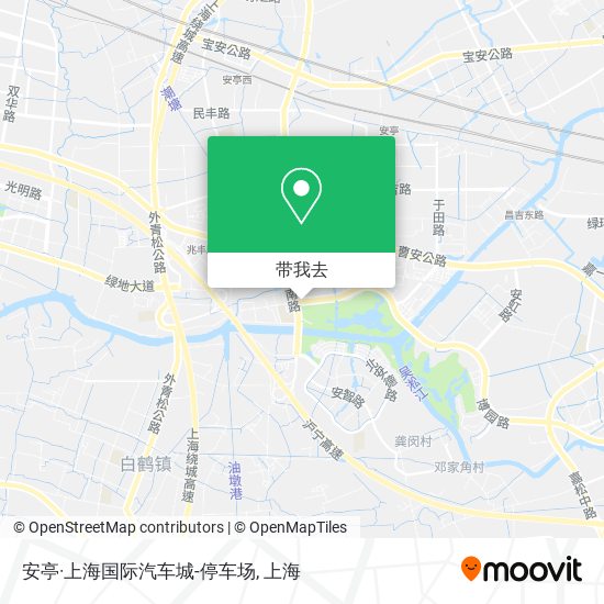 安亭·上海国际汽车城-停车场地图