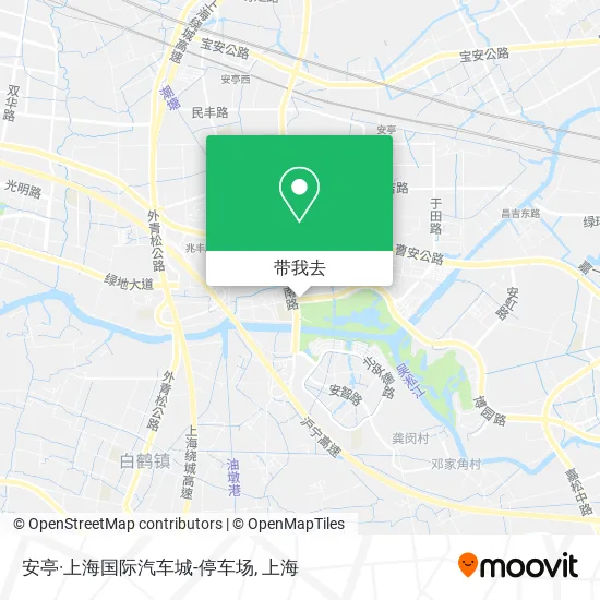 安亭·上海国际汽车城-停车场地图