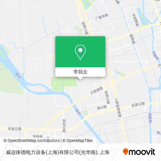 威迩徕德电力设备(上海)有限公司(光华路)地图