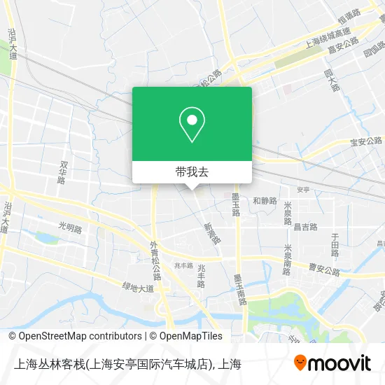 上海丛林客栈(上海安亭国际汽车城店)地图
