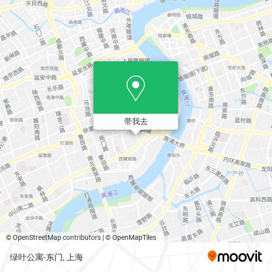 绿叶公寓-东门地图