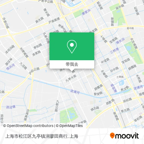 上海市松江区九亭镇润廖田商行地图