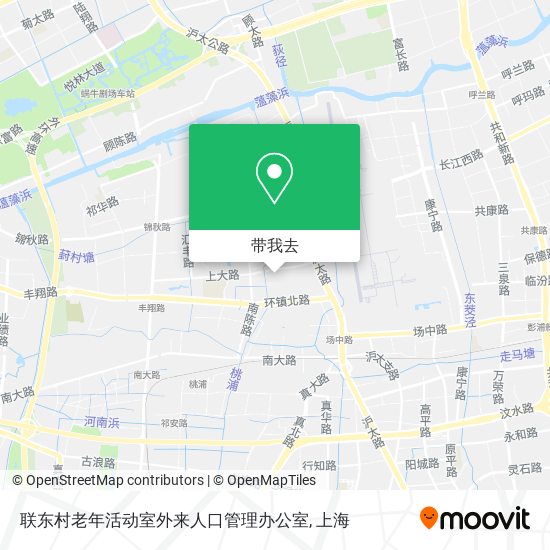 联东村老年活动室外来人口管理办公室地图