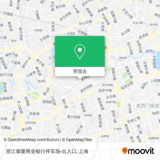 浙江泰隆商业银行停车场-出入口地图