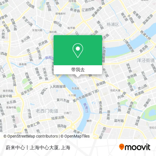 蔚来中心丨上海中心大厦地图