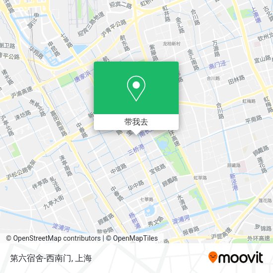 第六宿舍-西南门地图