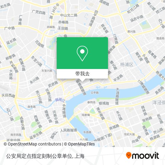 公安局定点指定刻制公章单位地图