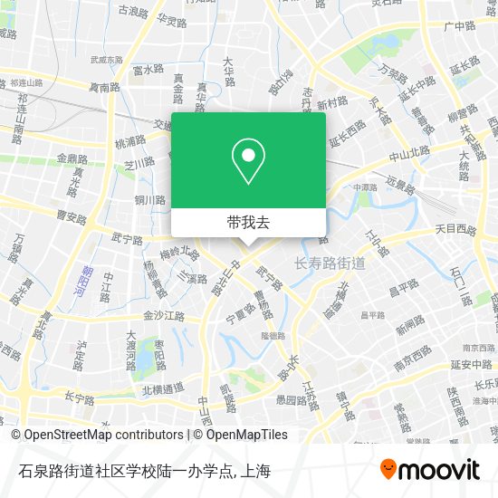 石泉路街道社区学校陆一办学点地图