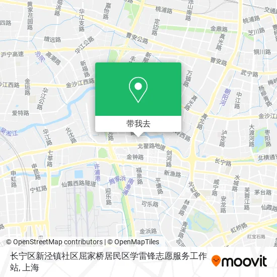 长宁区新泾镇社区屈家桥居民区学雷锋志愿服务工作站地图