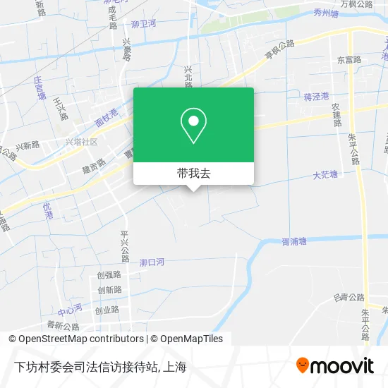 下坊村委会司法信访接待站地图