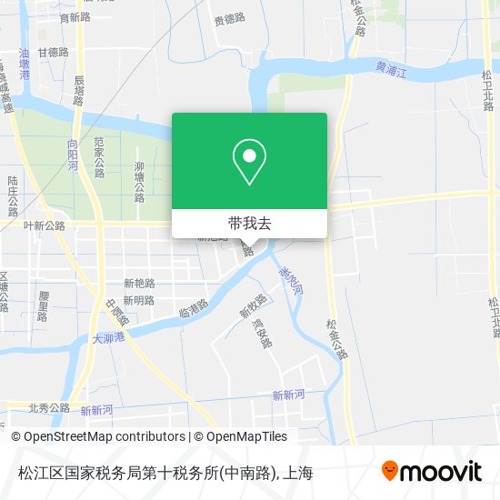 松江区国家税务局第十税务所(中南路)地图