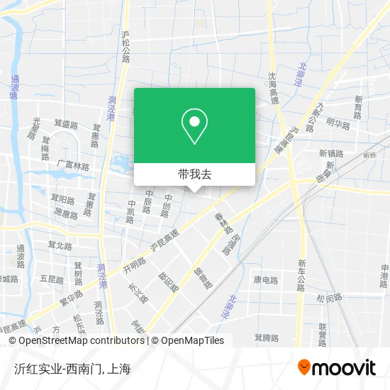沂红实业-西南门地图