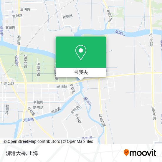 泖港大桥地图