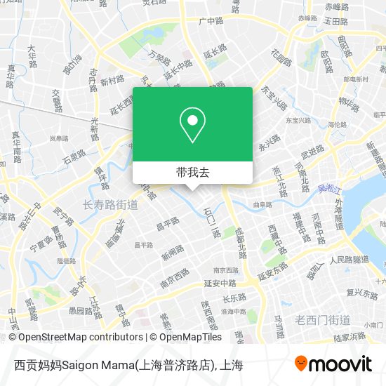 西贡妈妈Saigon Mama(上海普济路店)地图