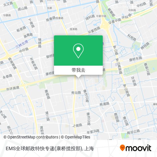 EMS全球邮政特快专递(康桥揽投部)地图