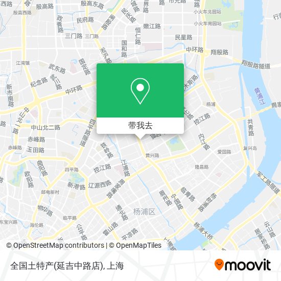 全国土特产(延吉中路店)地图