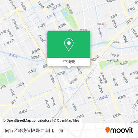 闵行区环境保护局-西南门地图