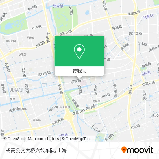 杨高公交大桥六线车队地图