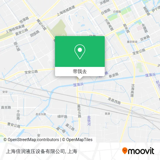上海倍润液压设备有限公司地图