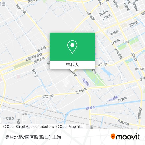 嘉松北路/园区路(路口)地图