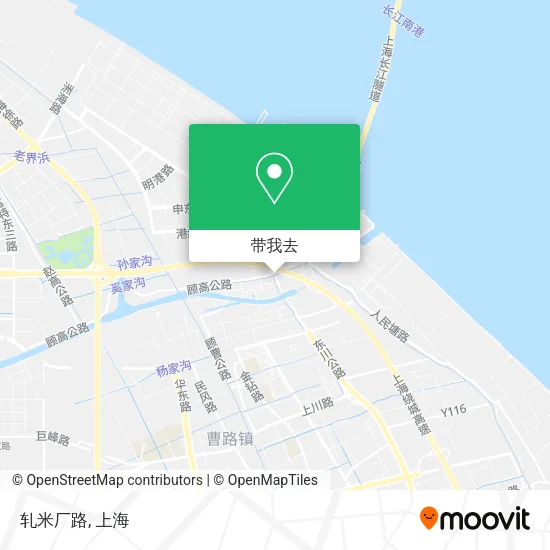 轧米厂路地图