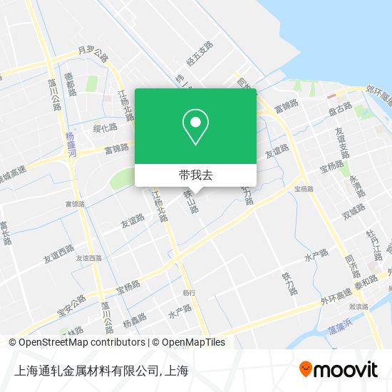 上海通轧金属材料有限公司地图