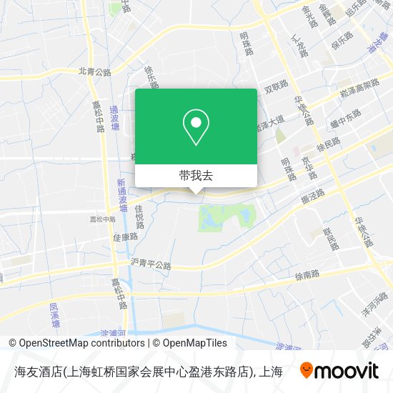 海友酒店(上海虹桥国家会展中心盈港东路店)地图